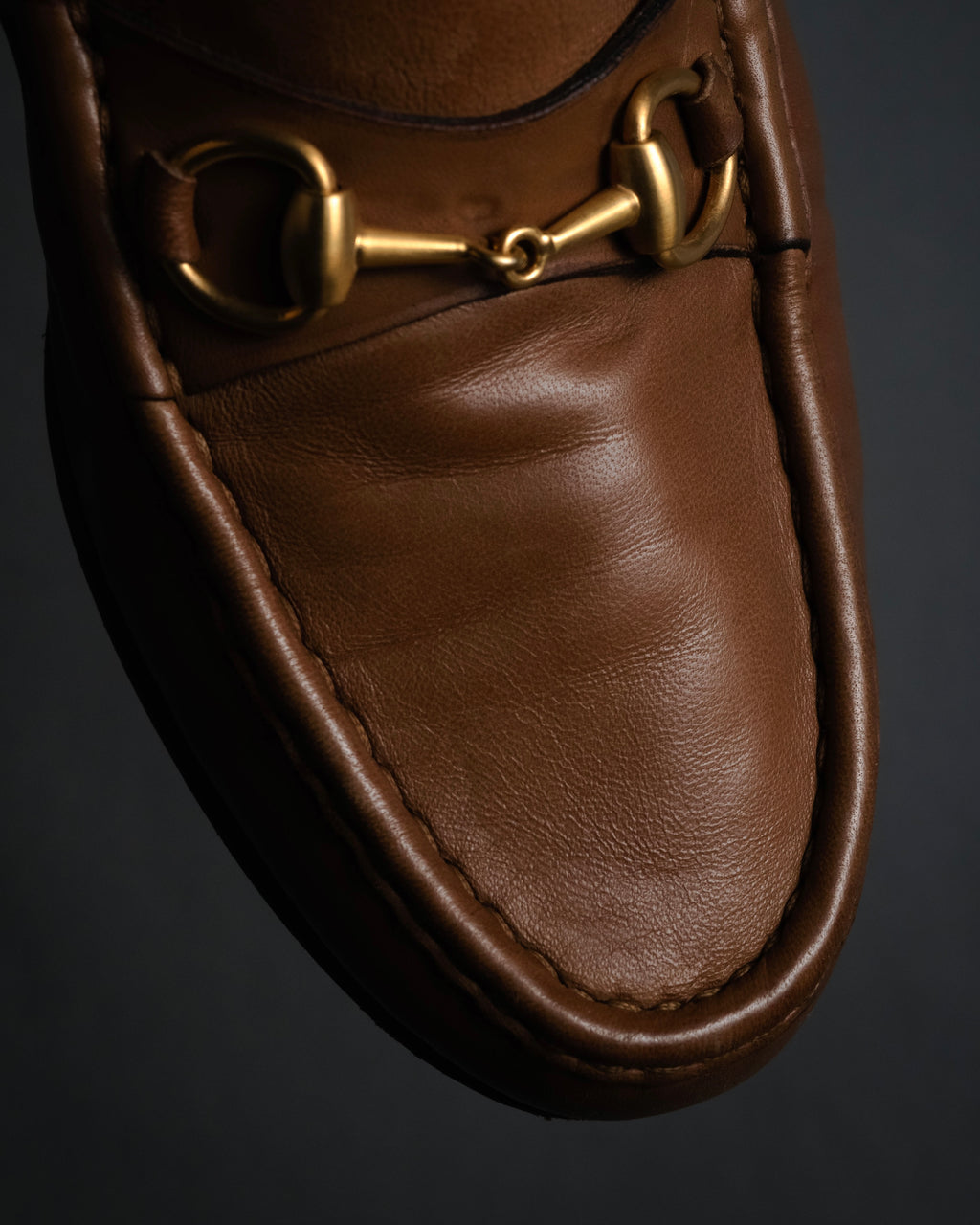 “GUCCI” 1980’s-1990’s Horsebit leather loafers