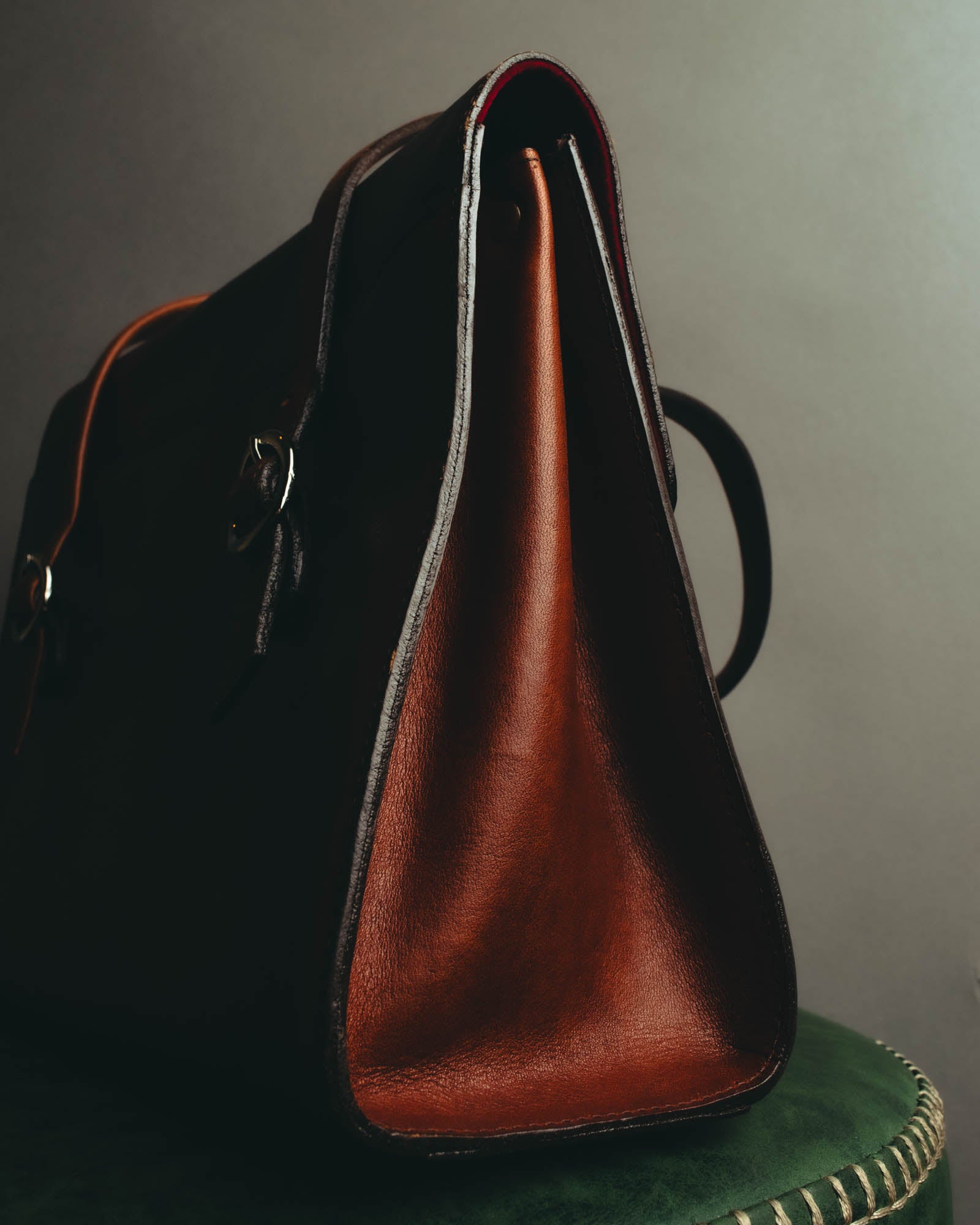 "Jean Paul Gaultier" 90's-00's Structured leather shoulder bag