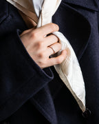 "Christian Dior" Blurred D &amp; check pattern square scarf