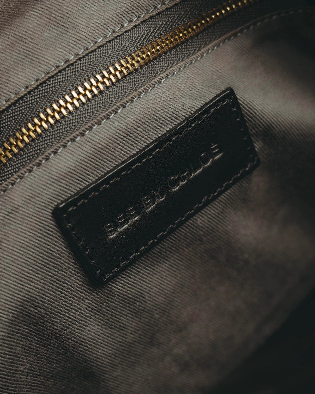 "SEE BY CHLOÉ" 00's-10's Soft black leather shoulder bag