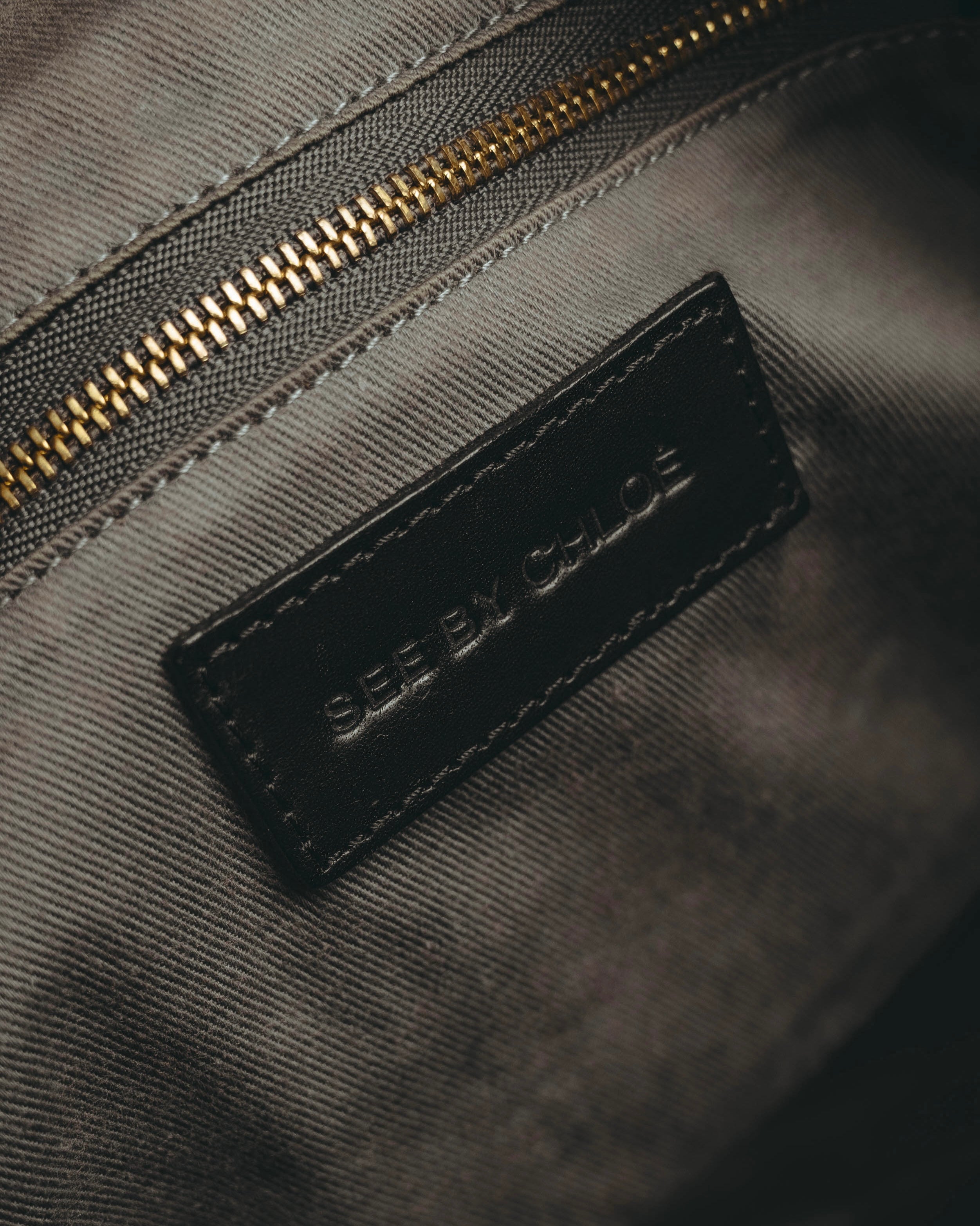 "SEE BY CHLOÉ" 00's-10's Soft black leather shoulder bag