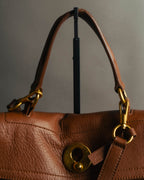 "Yves Saint Laurent" 00's-10's Structured leather shoulder bag