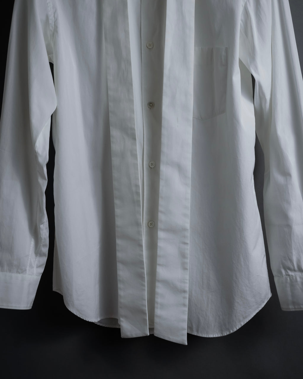 "COMME des GARCONS SHIRT" 01AW French cotton bowtie shirt