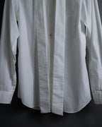 "COMME des GARCONS SHIRT" 01AW French cotton bowtie shirt