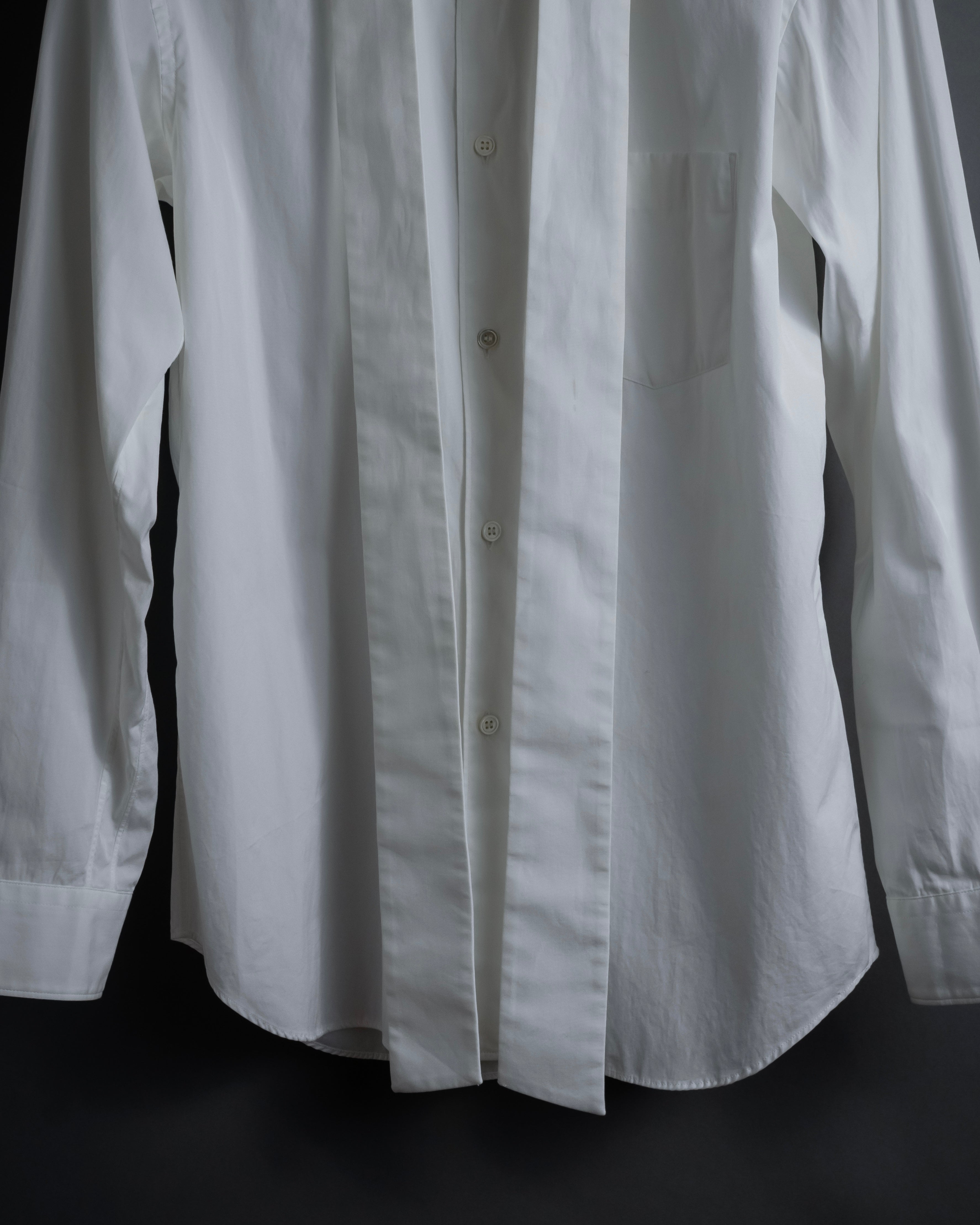 "COMME des GARCONS SHIRT" 01AW French cotton bowtie shirt