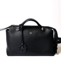 FENDI/ “By The Way Medium” Flower Detailed 2 Way Hand Bag Black