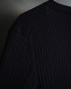 "LOEWE" Fine-Ribbed Button-Front Knit Cardigan
