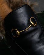 "GUCCI" Horsebit slipper style Princetown loafers