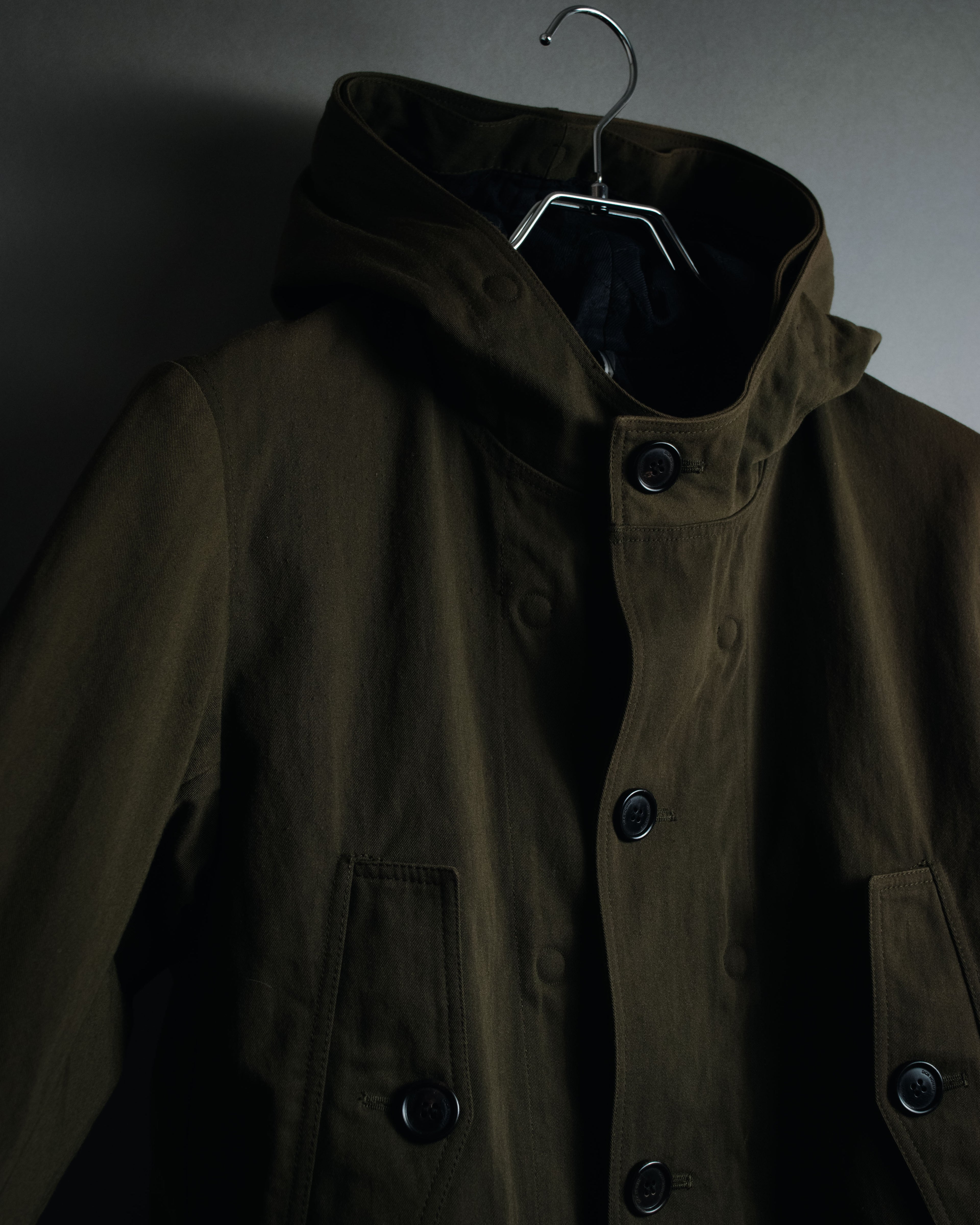 "Dior" 22AW Kim Jones design military detail hooded coat