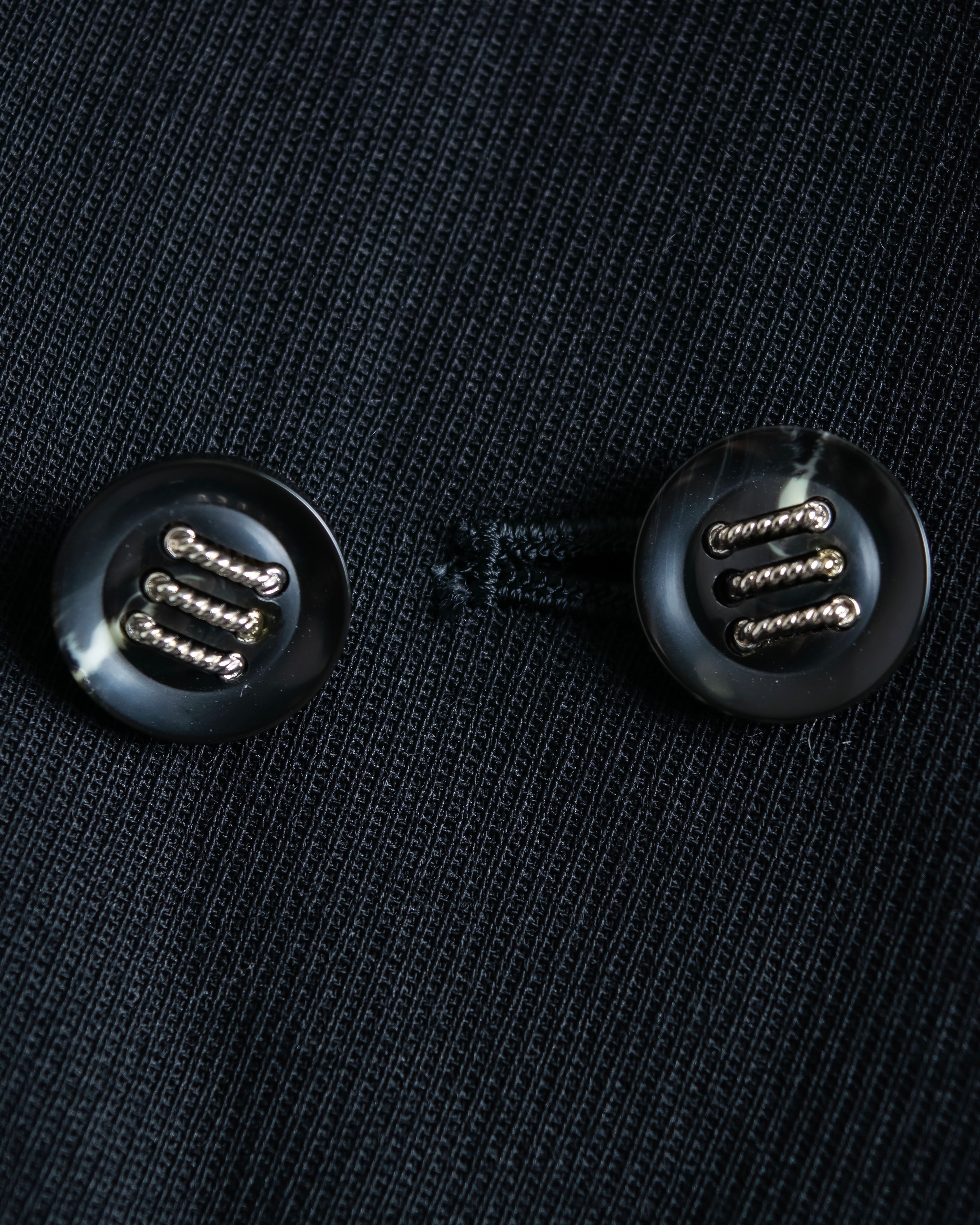 "LUIVALTA" Double breasted long dress and pleated skirt two piece