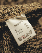 “BALENCIAGA” 90’s-00’s Textured melange wool-blend crewneck sweater
