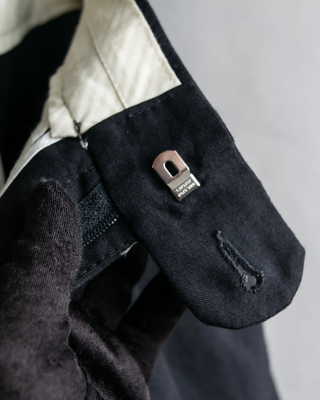 "Vintage high-waisted wide tapered slacks"