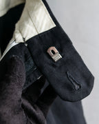 "Vintage high-waisted wide tapered slacks"