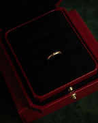 "Cartier" Band 1PD PG AU750 diamond ring