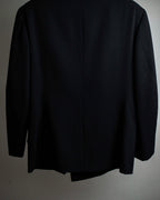"Y's" 94AW sharp lapel cut design double-breasted jacket