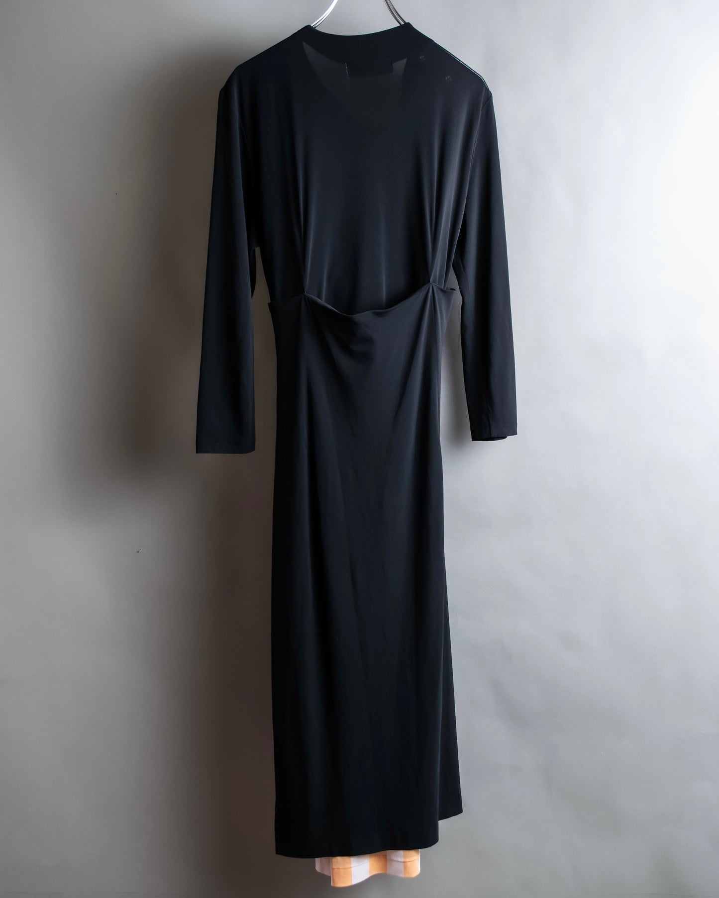 "TOGA ARCHIVES" Asymmetrical zip design maxi dress