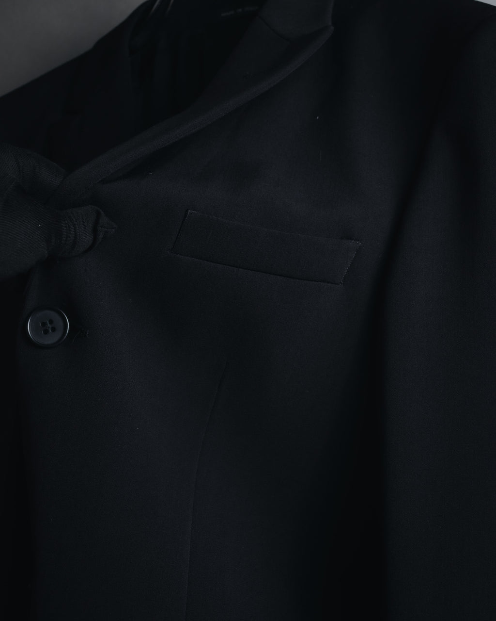 "EMPORIO ARMANI" Minimalist three-button tailored jacket