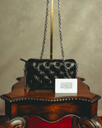 –SPECIAL– "Maison Margiela" 2020's Quilted leather chain shoulder bag