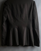 "GIVENCHY" Military patch pocket detail tailored jacket