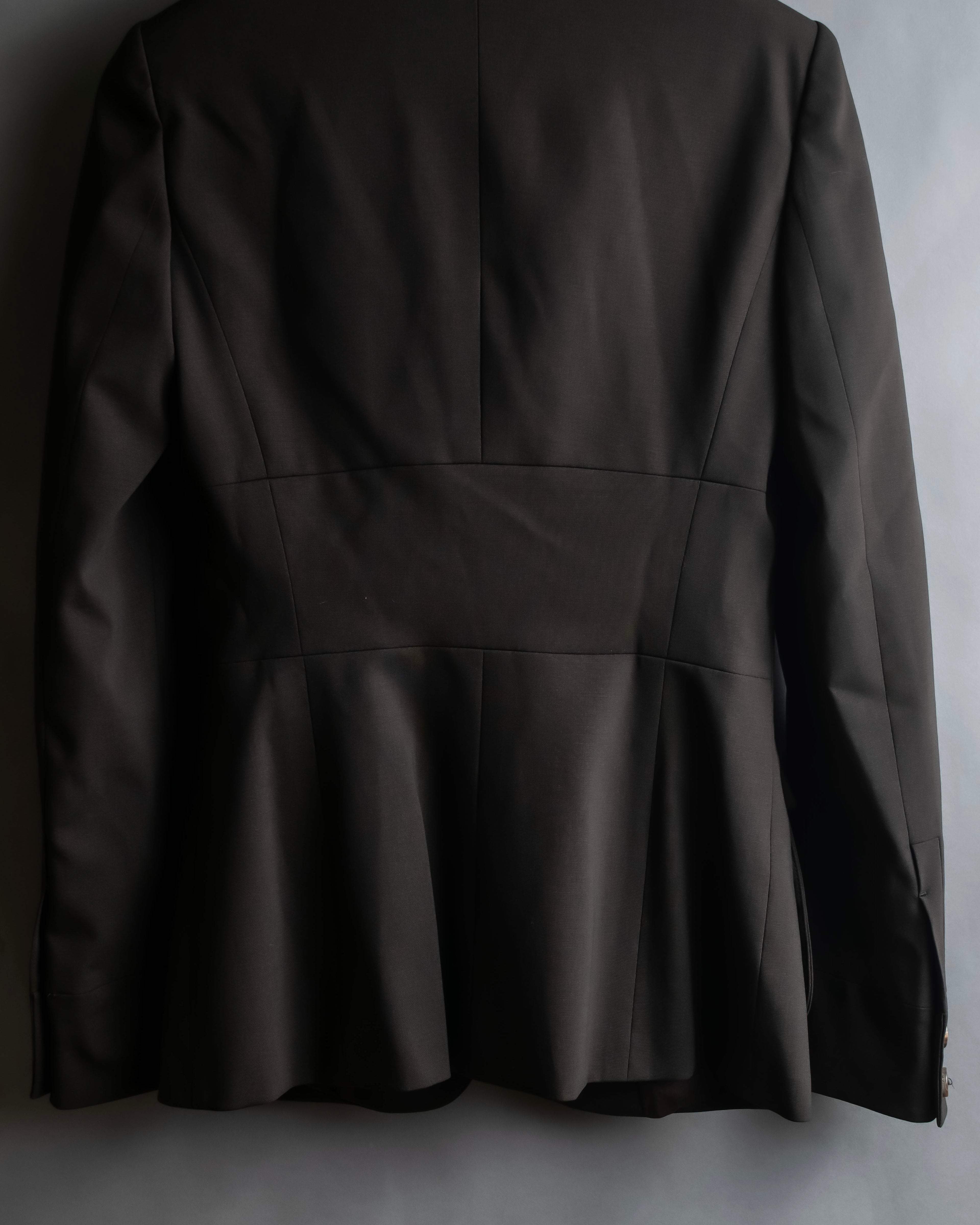 "GIVENCHY" Military patch pocket detail tailored jacket