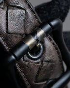 "BOTTEGA VENETA" Intrecciato technique leather belt