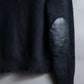 "MAISON MARGIELA" Leather elbow patch design wool knit