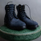 Vintage lace up design suede ankle boots