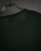 “GUCCI” Late 90’s-10’s Fine gauge v-neck knit