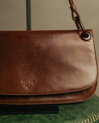 “PRADA” 2000’s Minimal leather shoulder bag