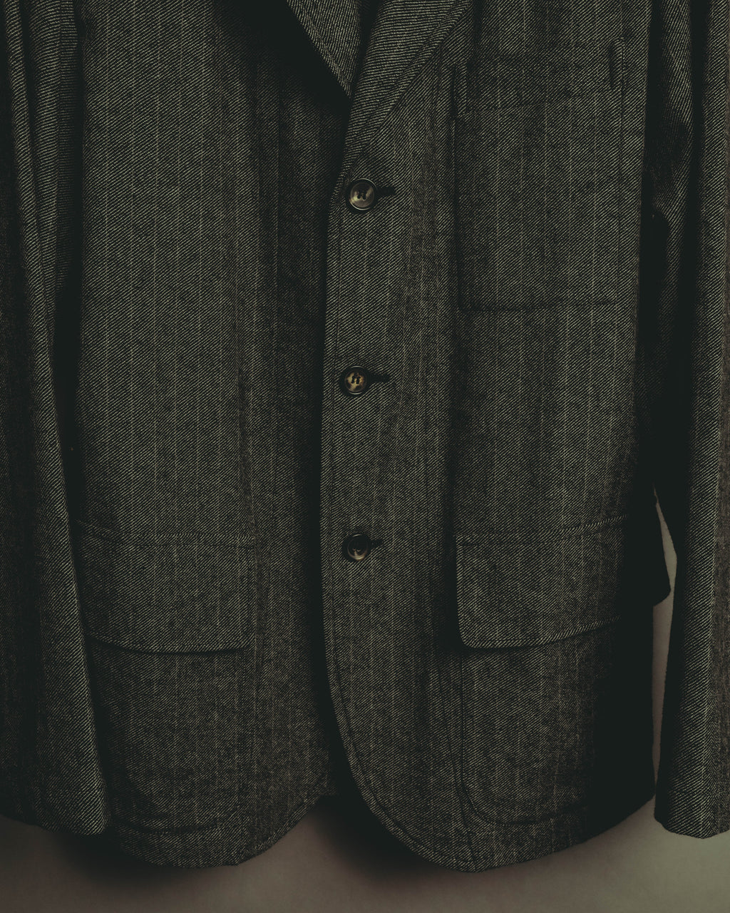 “COMME des GARÇONS SHIRT” 2000's- layered pocket print tailored jacket