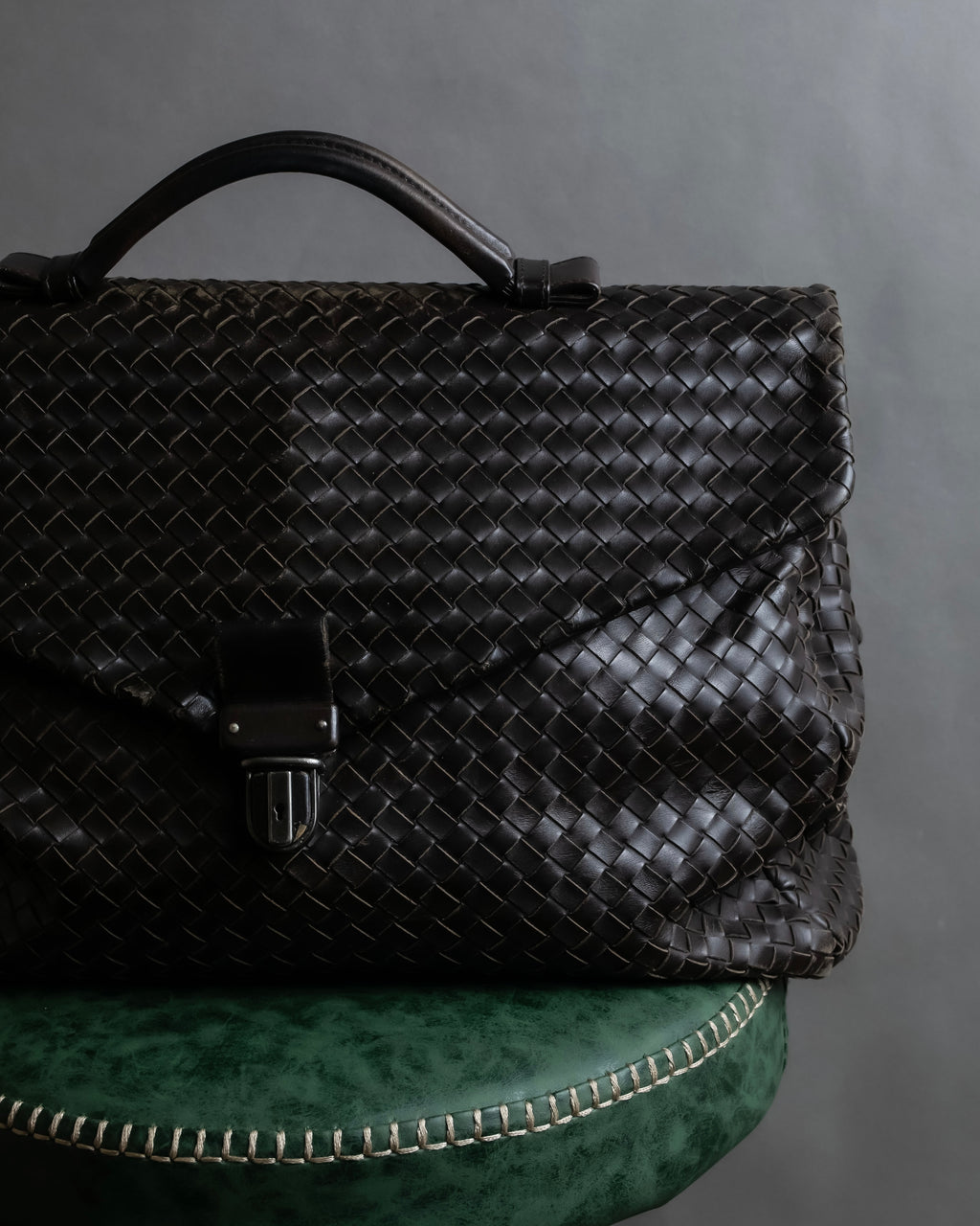 "BOTTEGA VENETA" Intrecciato design briefcase bag