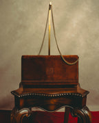 -SPECIAL- “LOEWE” 80’s-90’s embossed anagram suede shoulder bag
