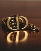 -SPECIAL- “DIOR” 2018-2025 Oversized CD charm chain bracelet