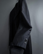 "ARMANI COLLEZIONI" Deep charcoal pinstripe set up