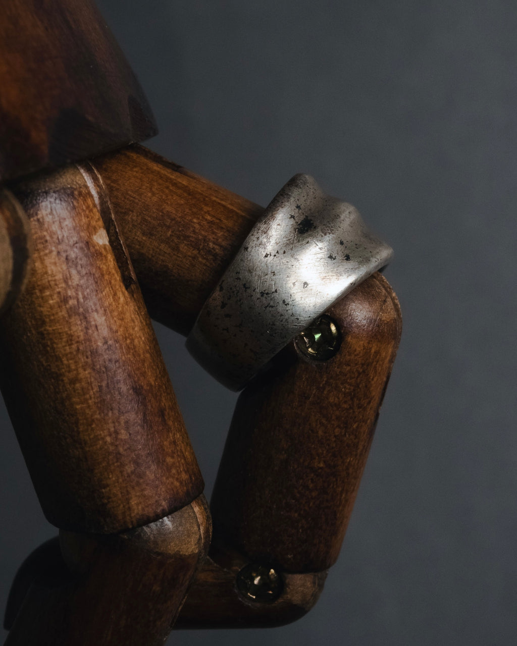 "Jean Paul GAULTIER" 90’s-00’s Sculpted wave band ring