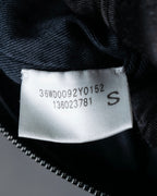 "MAISON MARGIELA" 5AC Harako leather corduroy combination 2way bag