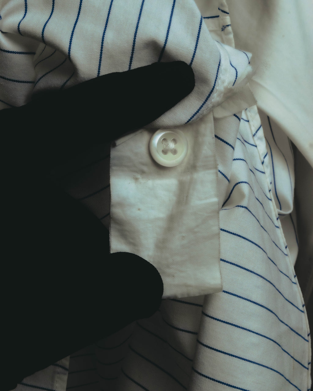 "COMME des GARÇONS HOMME" 90's-00's Patchwork long-sleeve shirt