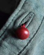 "UNDERCOVER" Raw edge frill design military-like shirt tunic