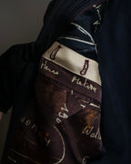 "PAUL SMITH" Satin-switched striped tailored jacket