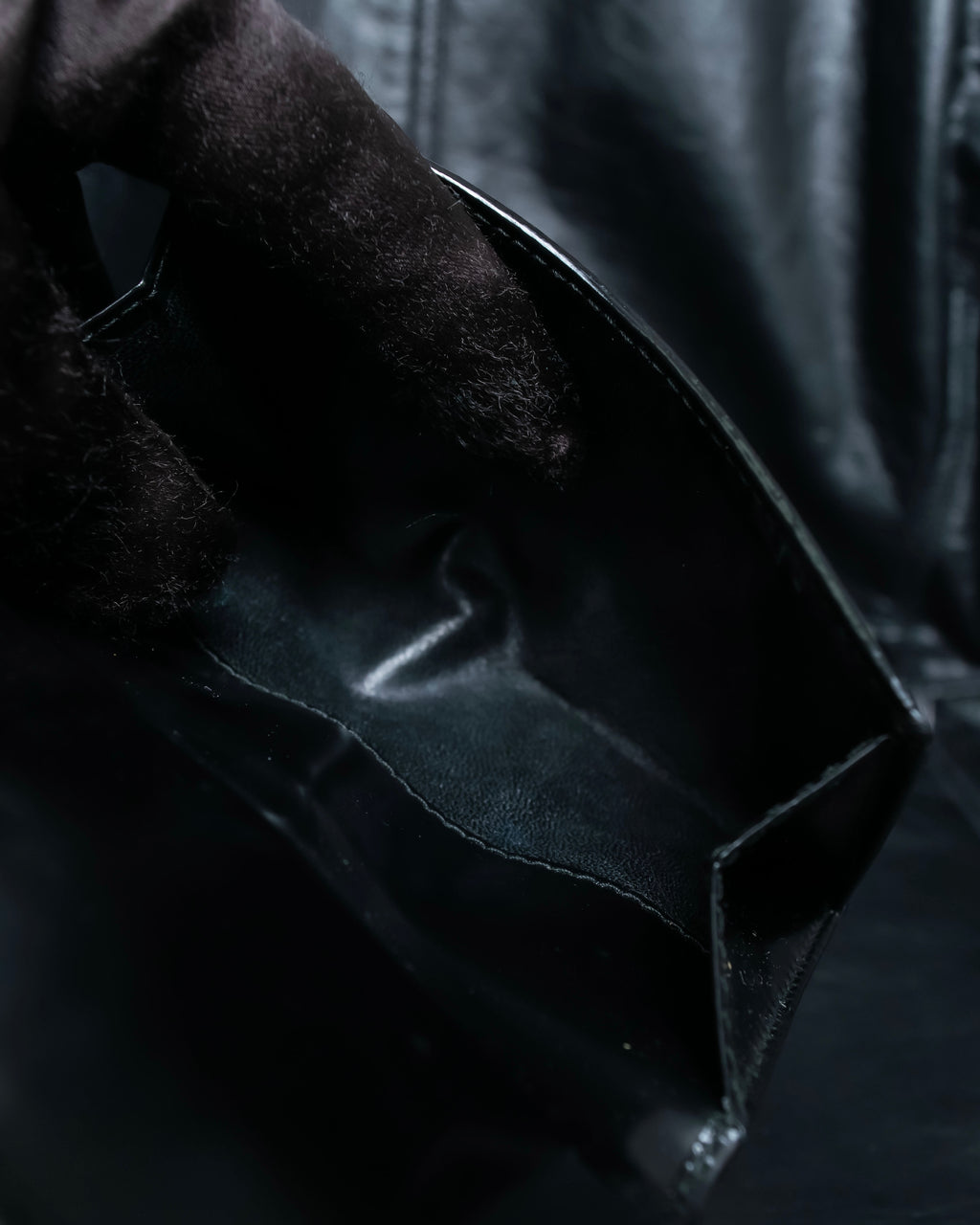 "GUCCI" Canvas and leather bi-fold wallet