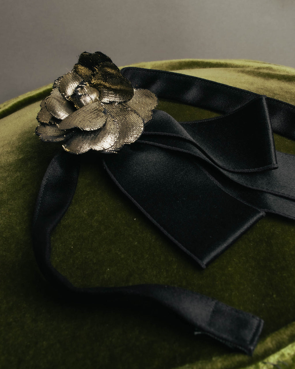 “CHANEL” 2010’s-2020’s camellia ribbon choker