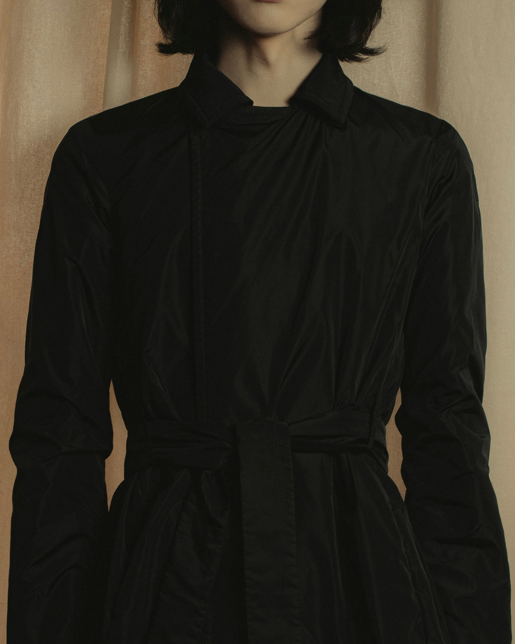 "Max Mara" Reversible belted collar coat