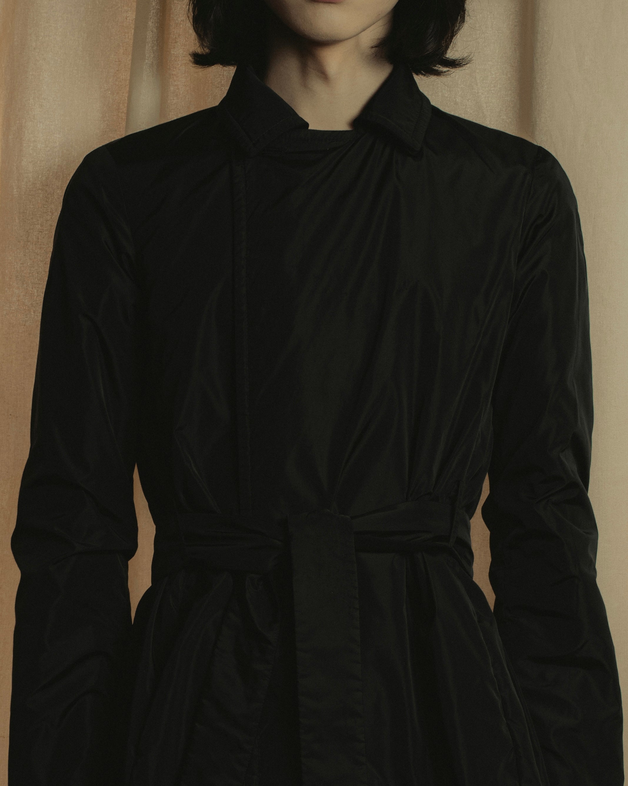 "Max Mara" Reversible belted collar coat