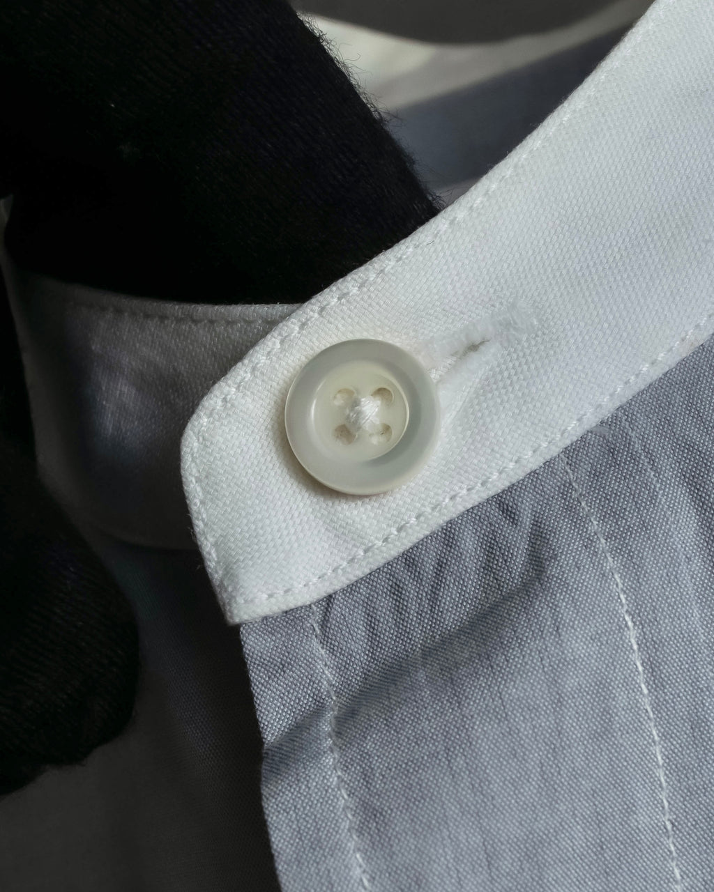 "MAISON MARGIELA" 21SS Long tail design band collar shirt