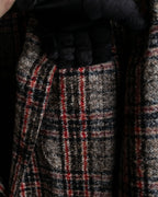 "Ernesto" Multicolor checked tailored jacket