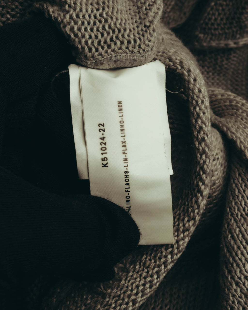 "ARMANI COLLEZIONI" 00's-10's Textured linen knit cardigan