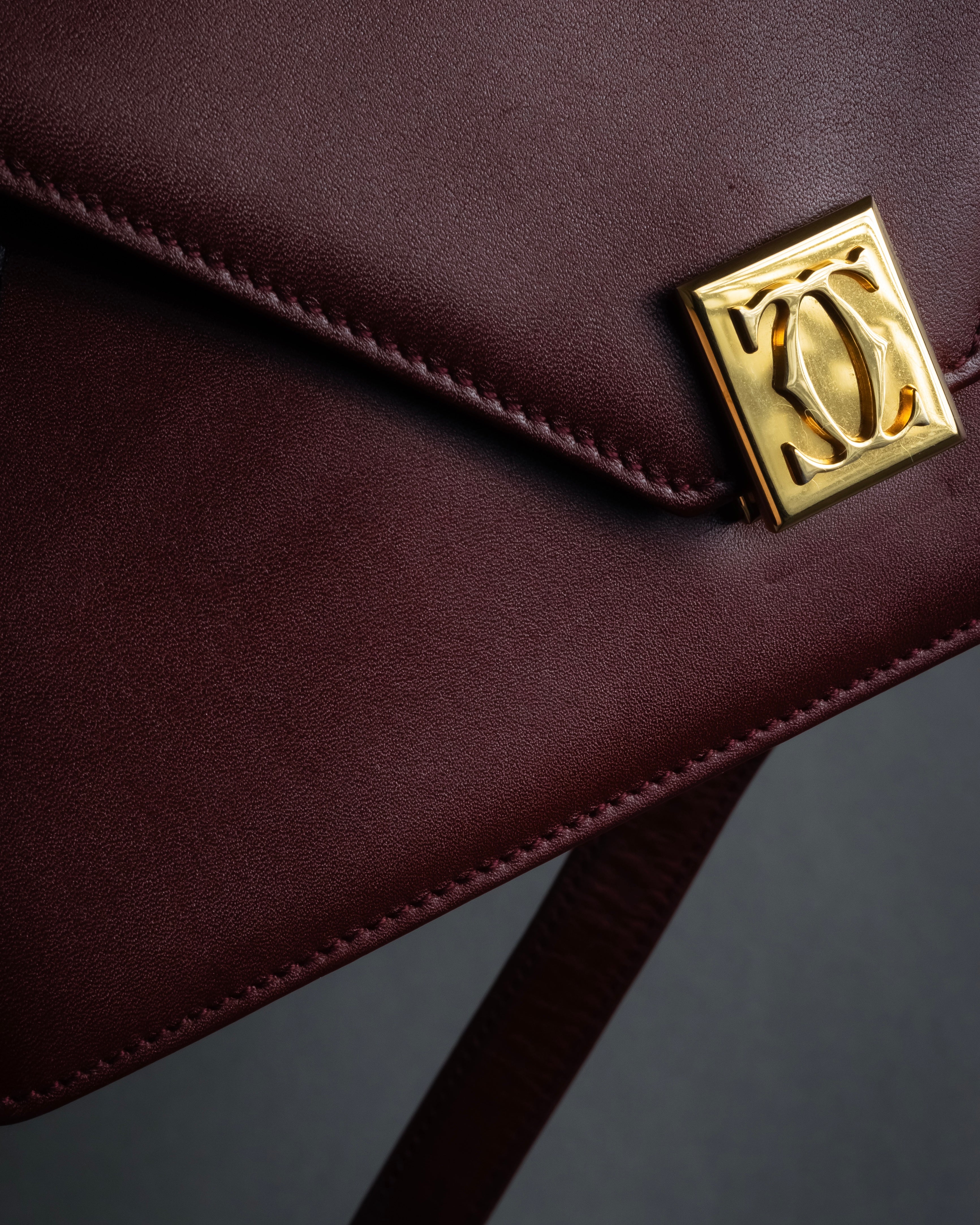 "Cartier" Les Must de Cartier geometric design shoulder bag