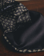 "Hermès" 80's-90's Classic jacquard silk necktie