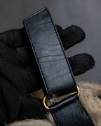 "GUCCI" Horsebit design Princetown heeled loafers