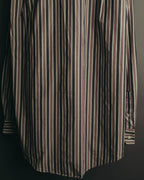 "GUCCI" 90's-00's Striped cotton button-down shirt